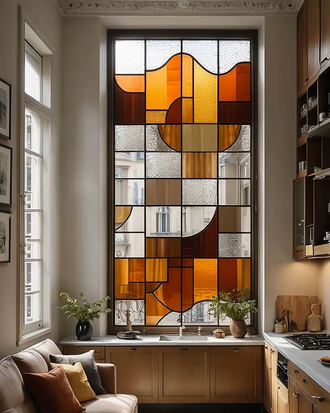Vitrail dans votre intérieur