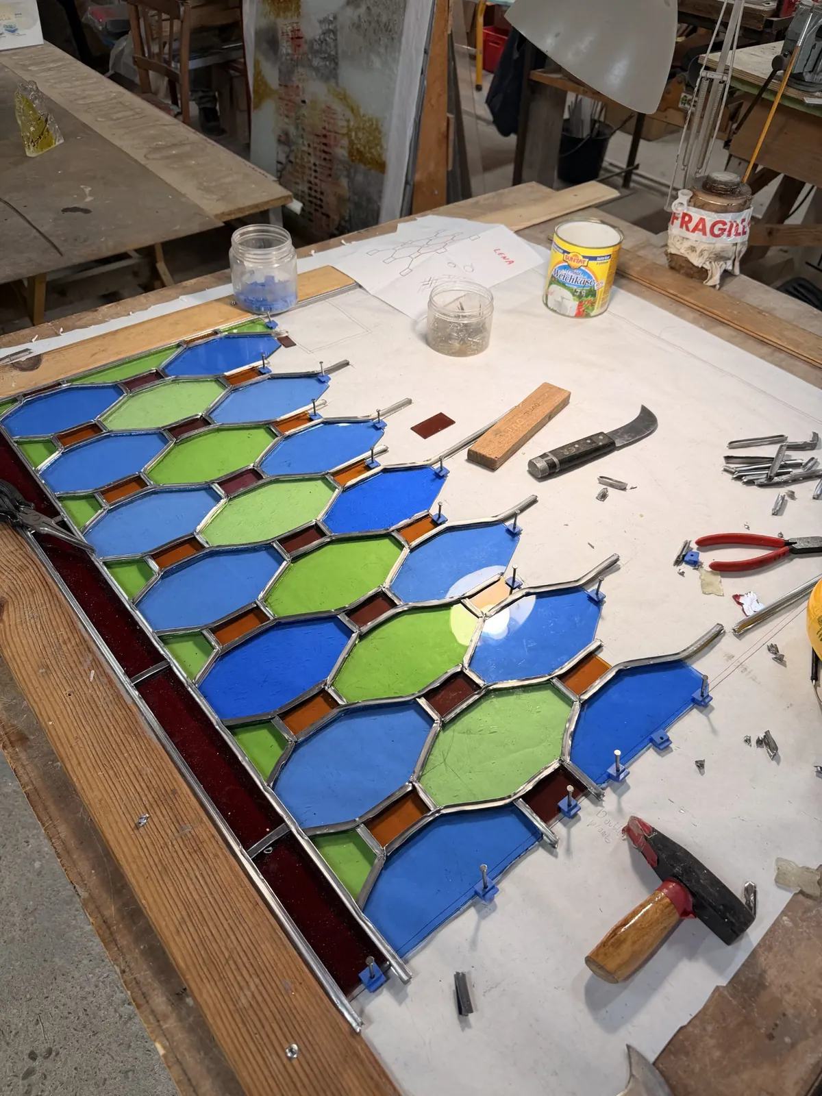 Petite création en verre coloré